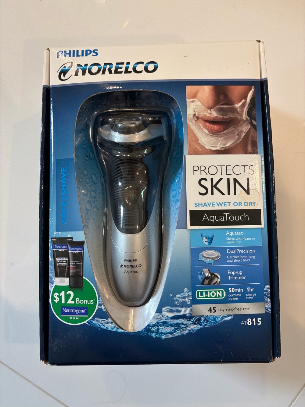 Philips Norelco AquaTouch Electric Shaver - Silver and Black